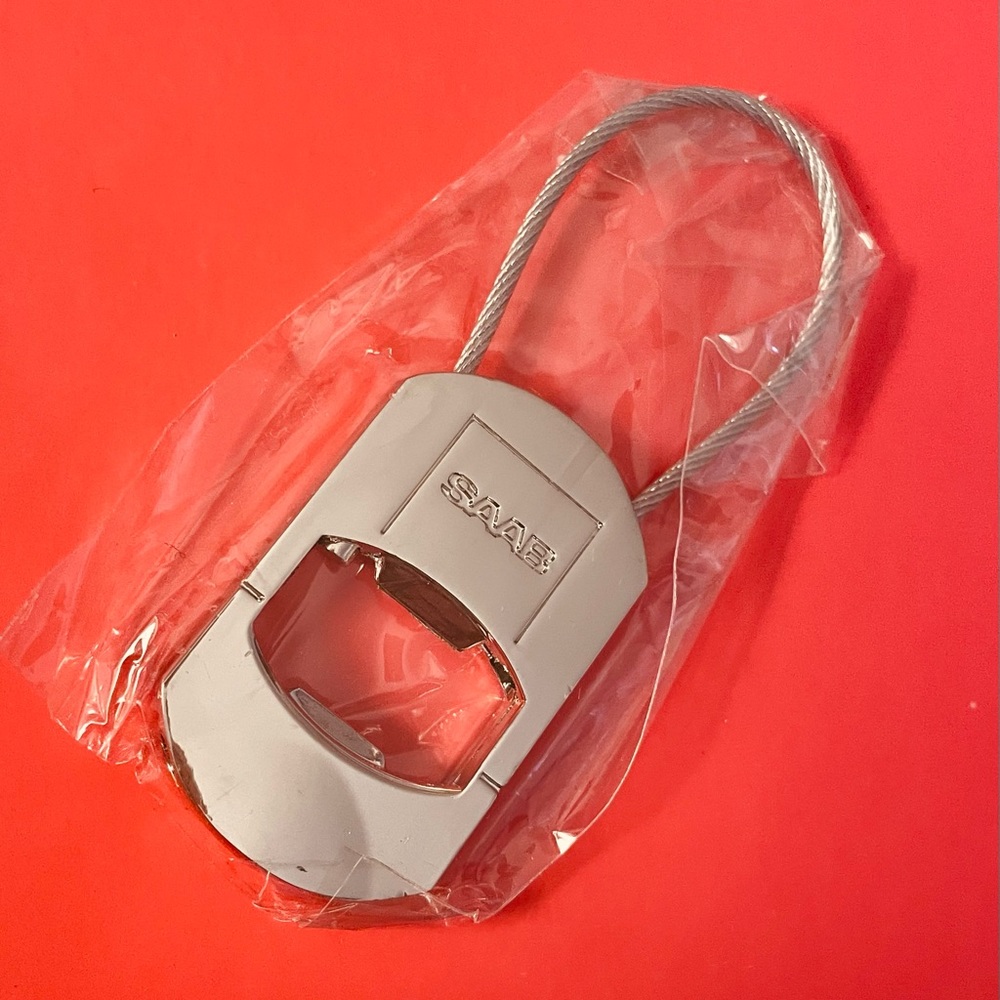 NEW SAAB Key Chain Bottle Opener